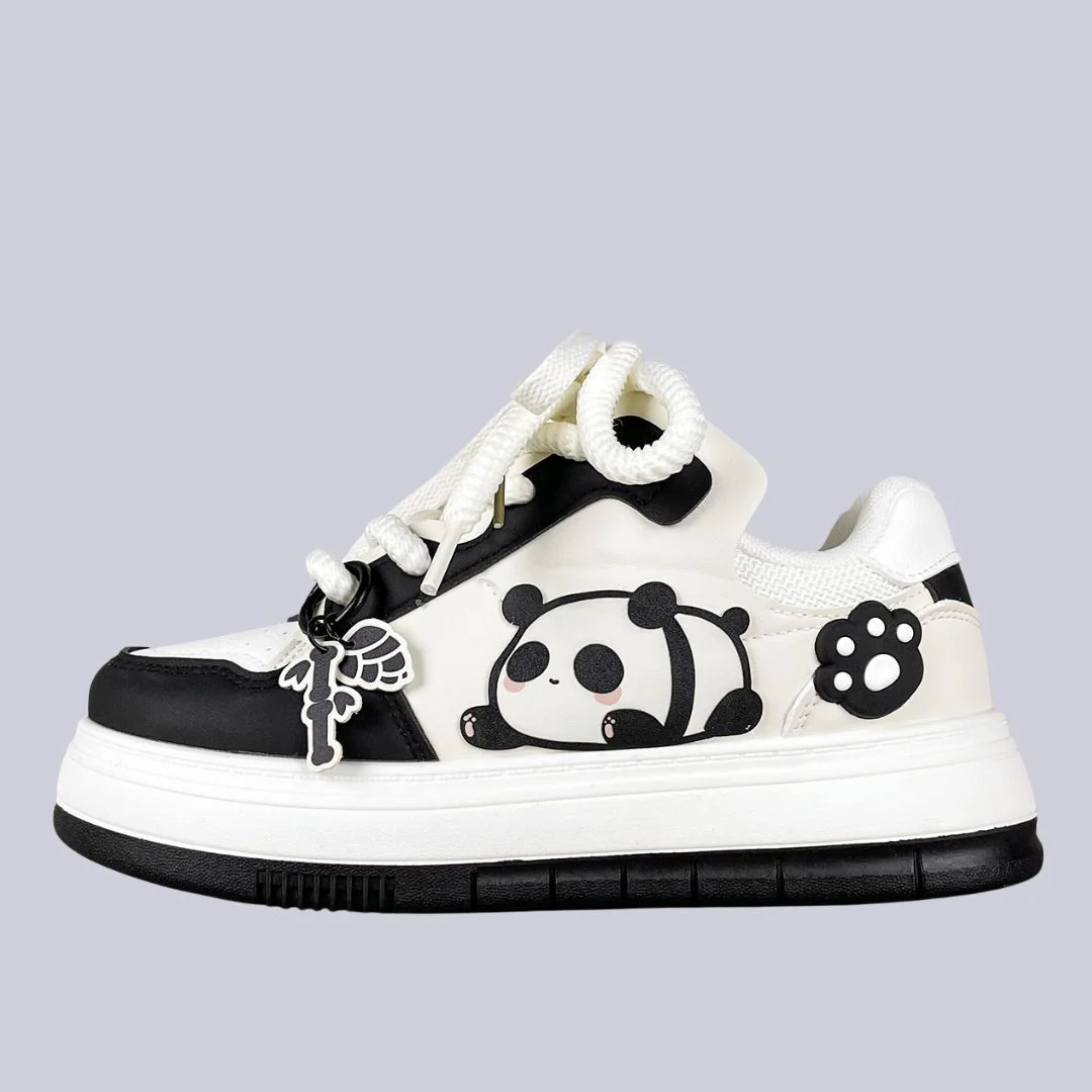 Chubby Panda Paws Chunky Casual Sneakers – Unisex