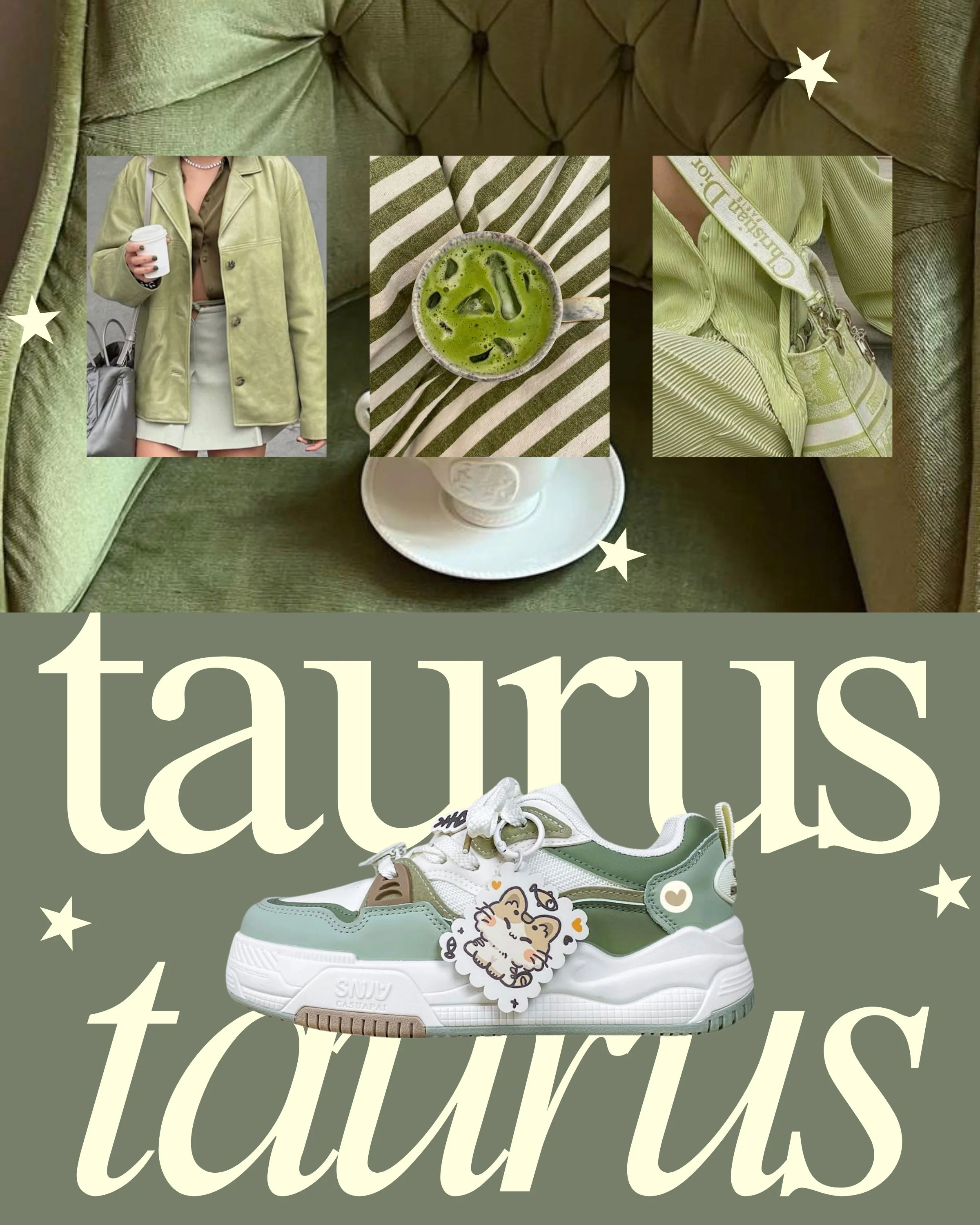 *CLEARANCE* Chubby Neko Matcha Cat & Fish Charm Sneakers - Women's - Image 11