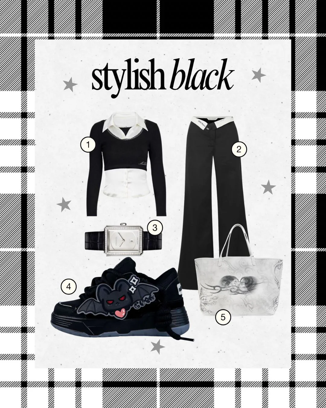 *CLEARANCE* Kawaii Bat Midnight Black Chunky Shoes - Unisex - Image 3