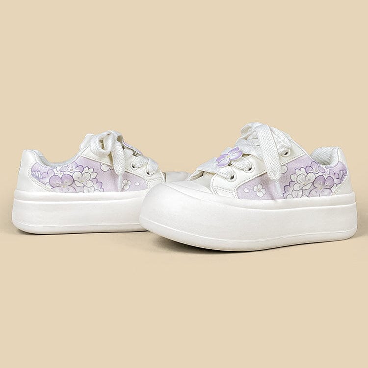 Lilac Floral Dream Chunky Sneakers - Women's - Image 4