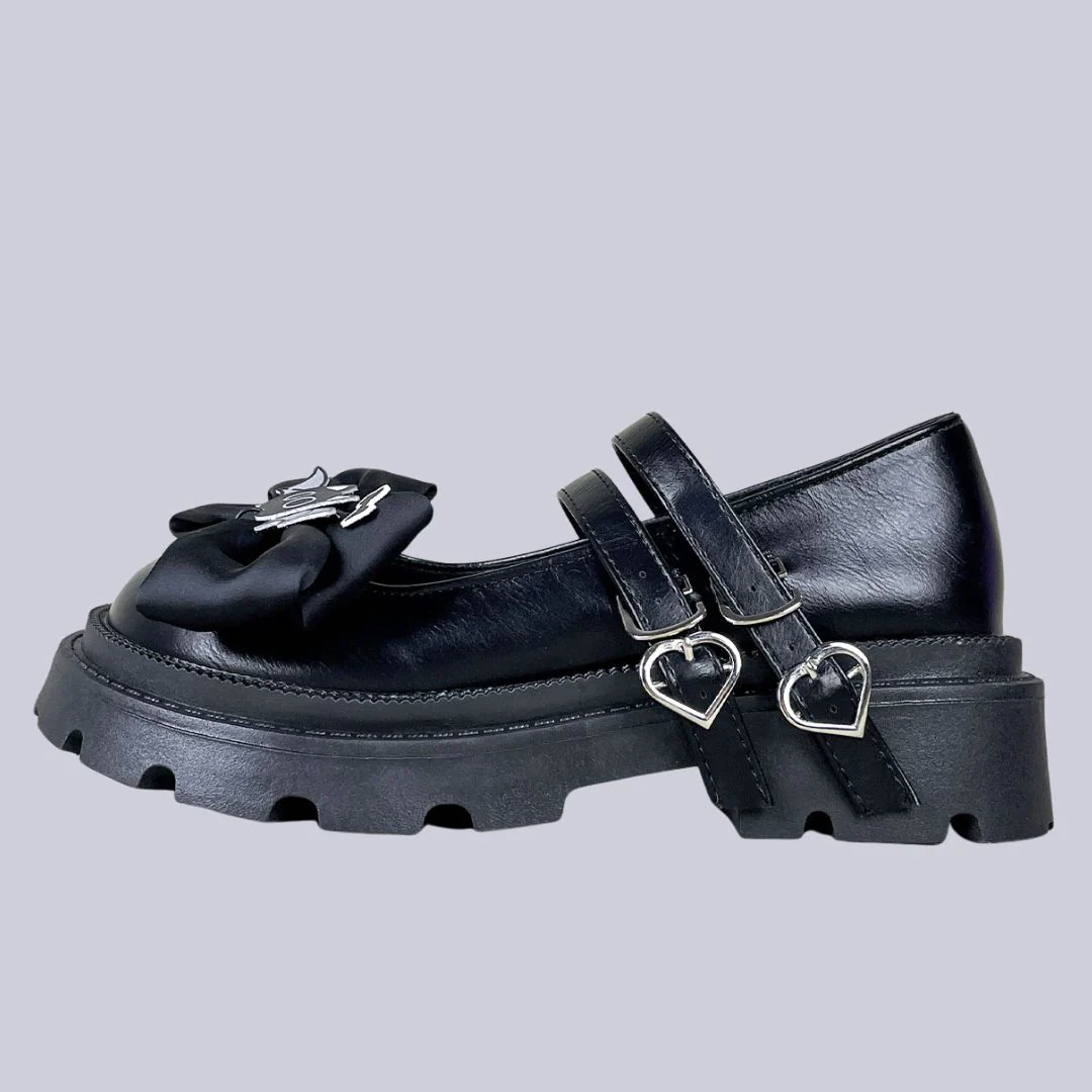 Midnight Bat Kawaii Chunky Mary Janes - Women's - Image 2