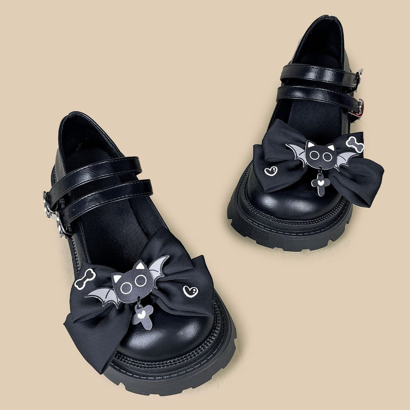 Midnight Bat Kawaii Chunky Mary Janes - Women's - Image 5