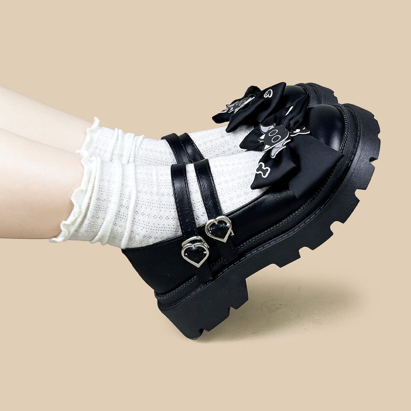 Midnight Bat Kawaii Chunky Mary Janes - Women's - Image 9