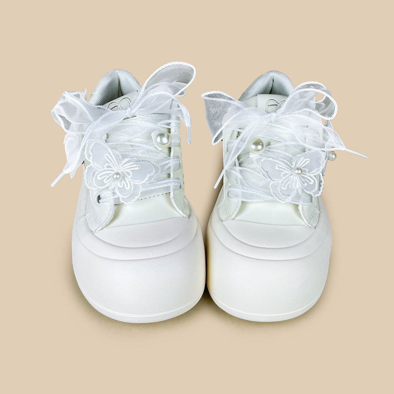 Porcelain Pearl Butterfly Dream Chunky Sneakers - Women's - Image 3
