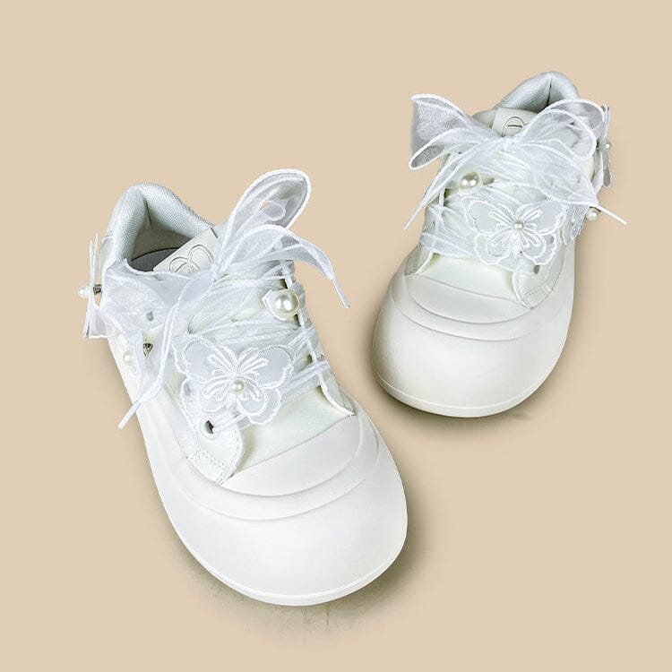 Porcelain Pearl Butterfly Dream Chunky Sneakers - Women's - Image 5